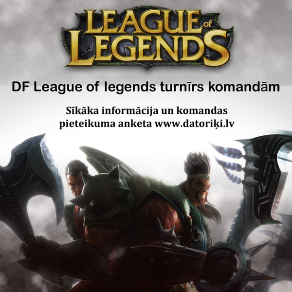 Pirmais LU DF League of Legends turnīrs komandām!