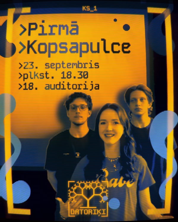 Tava pirmā kopsapulce!